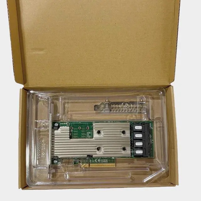 Alt view image 6 of 6 - SAS9305-16i SATA SAS 16 Port HBA 12Gbs RAID Controller Card Host Bus Adapter PCIe 3.0 x8 IT-Mode 05-25703-00 Card (9305-16i)
