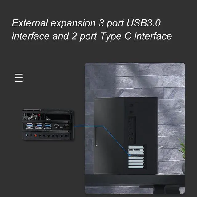 Alt view image 4 of 7 - PCI E to USB Expansion Card 7 Ports, USB 30. PCI Card with 2 Type C and 5 Type A Ports, 5Gbps Data Transfer Speed for OS X, Logic 1100 Chipset for Efficiency