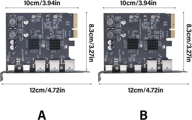 Alt view image 7 of 7 - Fast Speed PCIExpress to USB3.0 Expansion Card for Desktop PC with 5 Ports, Easy Installation Backwards Compatible