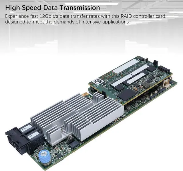 Alt view image 3 of 7 - RAID Controller, 12Gbits SAS RAID Card, 1GB Cache Disk Array Card with Supports for JBOD RAID 0 1 10 5 6 50 60 for Desktops and Servers