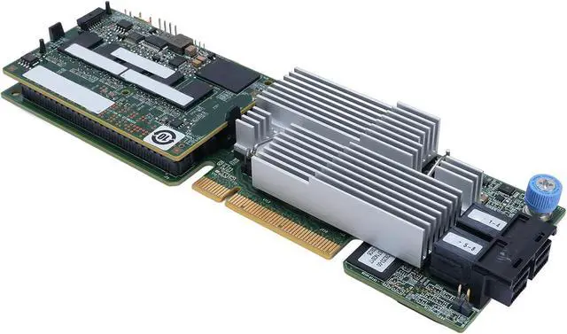 Alt view image 4 of 7 - RAID Controller, 12Gbits SAS RAID Card, 1GB Cache Disk Array Card with Supports for JBOD RAID 0 1 10 5 6 50 60 for Desktops and Servers
