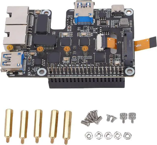 Alt view image 5 of 7 - Jiawu PCIe to USB 3.2 Gen1 Adapter Compact Dual Functionality for 5 2.5G Ethernet and NVMe Expansion