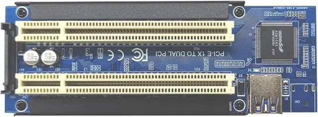 Alt view image 6 of 7 - 3X PCI-E to PCI Adapter Card PCIE to 2 PCI Slot Support Capture Card Golden Tax Card Sound Card Parallel Port Card