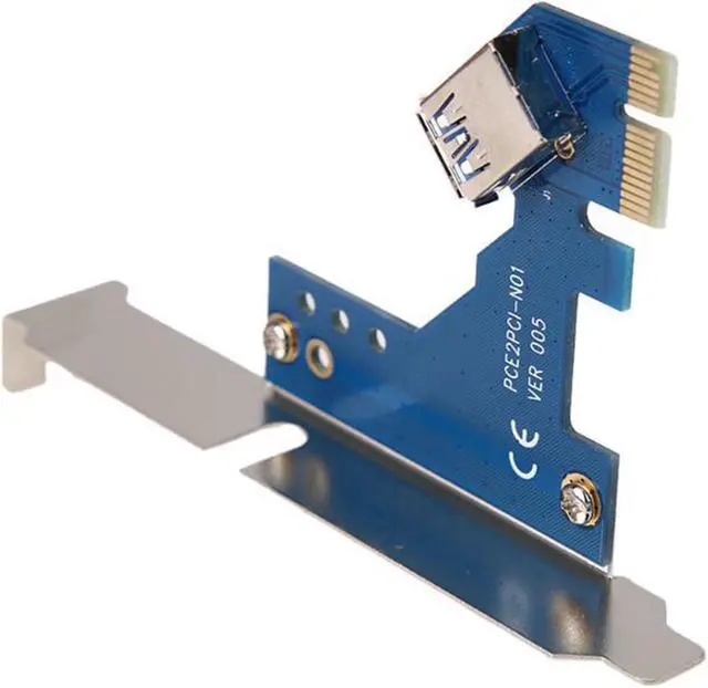 Alt view image 3 of 7 - 3X PCI-E to PCI Adapter Card PCIE to 2 PCI Slot Support Capture Card Golden Tax Card Sound Card Parallel Port Card
