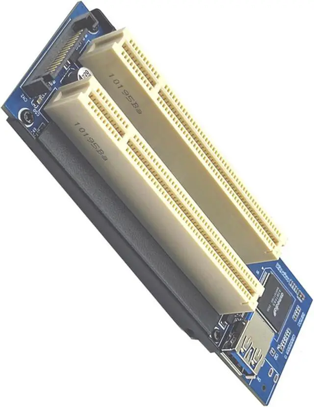 Alt view image 7 of 7 - 3X PCI-E to PCI Adapter Card PCIE to 2 PCI Slot Support Capture Card Golden Tax Card Sound Card Parallel Port Card