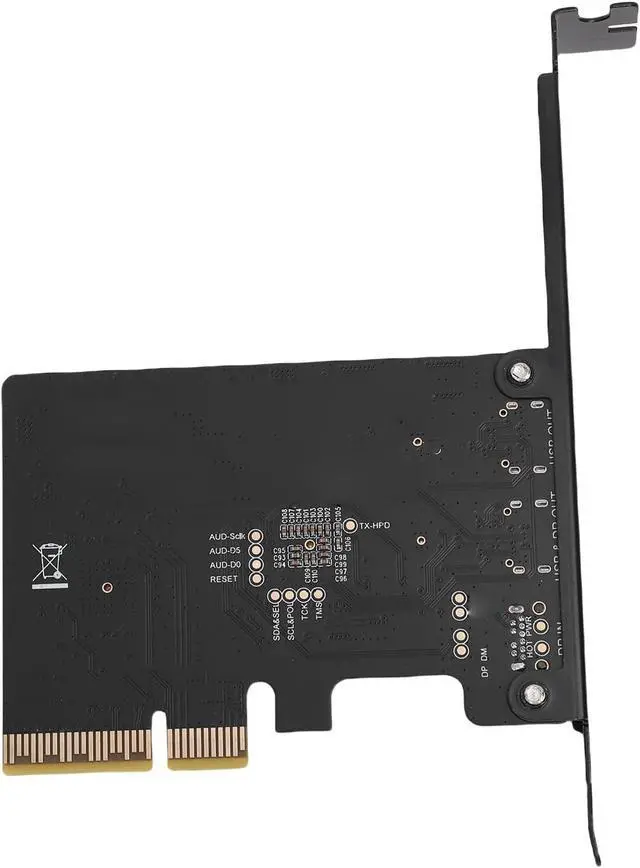 Alt view image 2 of 7 - Jiawu DisplayPort TypeC USB3.0 PCIE Card Multifunction High Speed Expansion Card for Desktop PC, Multilayer Circuit Design for,