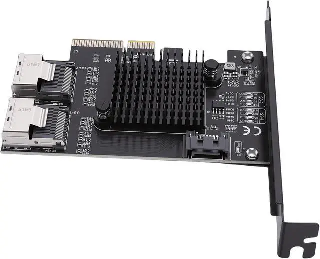 Alt view image 2 of 7 - Kadimendium HighSpeed PCIe to Serial ATA Expansion Card for Enhanced Data Transfer in Desktop PCs and Servers