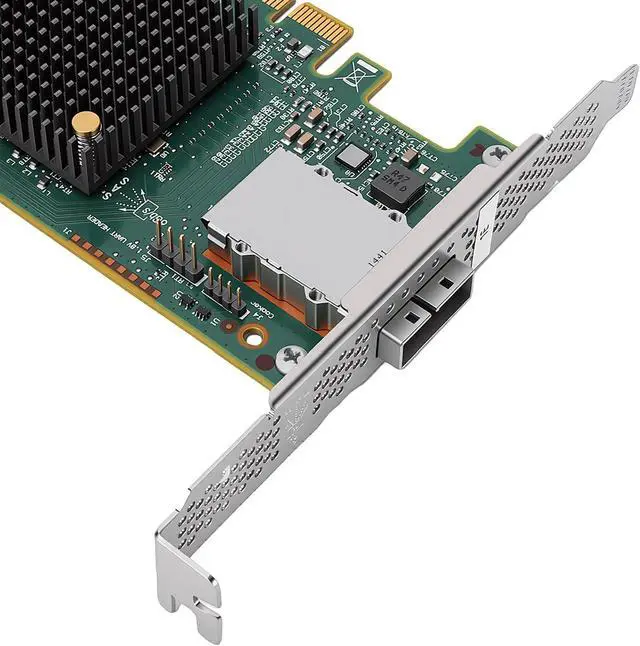 Alt view image 4 of 7 - 6Gbps PCIe HBA Controller Card 8 Port SAS Serial ATA HBA Controller Expansion Card PCIe 3.0 X8 Support forWindows, Linux, VMware