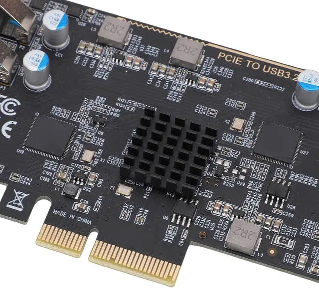 Alt view image 7 of 7 - 10Gbps PCIe to USB C 3.0 Card, 5 Ports PCI Express Expansion Card with 3 Type C Ports, 2 USB .0, Type E, 19P IDC, for Desktop PC