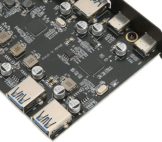 Alt view image 6 of 7 - PCI E to USB Expansion Card 7 Ports, USB 30. PCI Card with 2 Type C and 5 Type A Ports, 5Gbps Speed Data Transfer for OS X, Logic 1100 Chipset