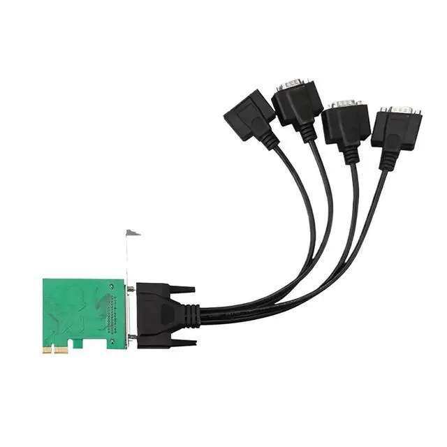 Alt view image 5 of 6 - PCIE 1x to 4-Port RS232 Serial Port Card Adapter 2-Port 4-Port Expansion Card Desktop Purpose COM Card(2 Port)