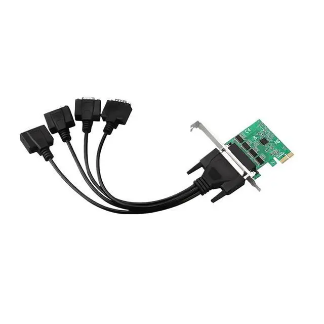 Alt view image 6 of 6 - PCIE 1x to 4-Port RS232 Serial Port Card Adapter 2-Port 4-Port Expansion Card Desktop Purpose COM Card(2 Port)