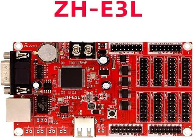 Alt view image 3 of 5 - Control Card ZH-E3L Network Port Serial Port U Disk Network Cluster Electronic LED Display E3L