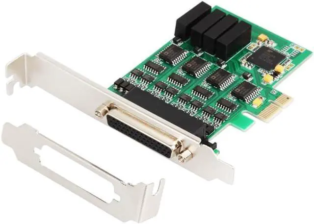 Alt view image 5 of 7 - 4 Port RS-232 Serial PCIe 2.0 X1 Controller Card Components SI-PEX15042