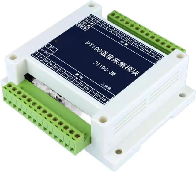 Alt view image 2 of 3 - Temperature Acquisition Module PT100 RS485 Network Port CAN Modbus Temperature Acquisition Module