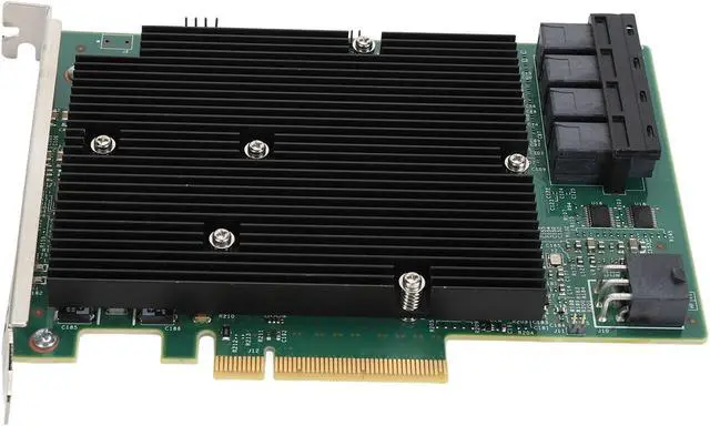 Alt view image 2 of 7 - HBA Card, Plug and Play PCB, Flexible Storage Architecture, HBA Expansion Card, 12Gbps, 16 SAS Port for FreeBSD for