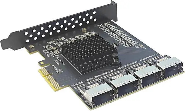 Alt view image 6 of 7 - PCIe USB3.0 Expansion Card Adds 4 External Port 5Gbps Speed for Windows10 8 7