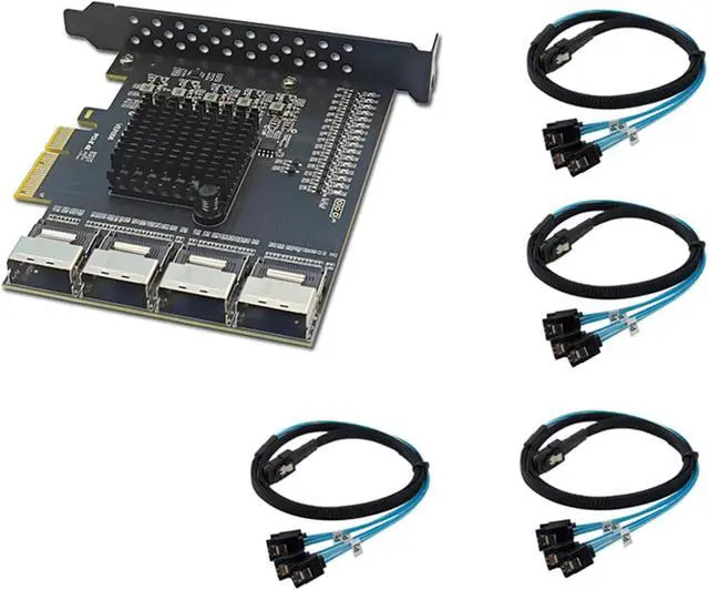 Alt view image 7 of 7 - PCIe USB3.0 Expansion Card Adds 4 External Port 5Gbps Speed for Windows10 8 7