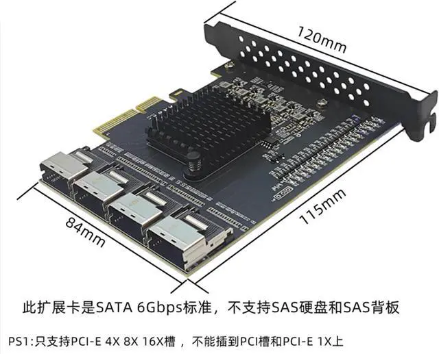 Alt view image 4 of 7 - PCIe USB3.0 Expansion Card Adds 4 External Port 5Gbps Speed for Windows10 8 7