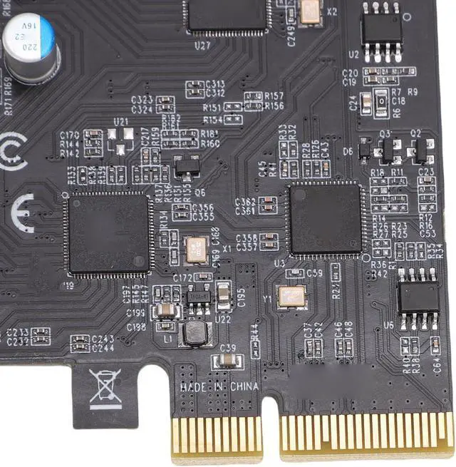 Alt view image 7 of 7 - PCIe USB 3.2 Gen 2 Card 8 Ports | 4X USBC 4X USBA 10Gbps Bandwidth for Desktop PC