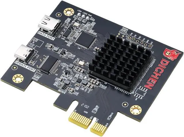 Alt view image 4 of 5 - D DICHEN 100T DMA Card: High - Speed USB - C, Seamless MemProcFS/PCILeech compat., top FPGA perf. (PCIe x1, 400MB/s), Powered by FTDI/XC7A100T Chips for efficient Data handling.