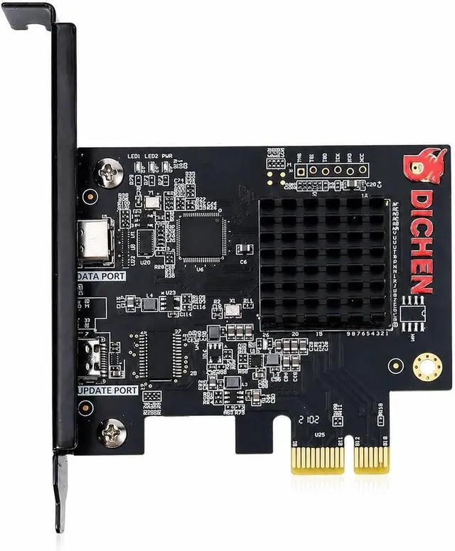 Main image of D DICHEN 100T DMA Card: High - Speed USB - C, Seamless MemProcFS/PCILeech compat., top FPGA perf. (PCIe x1, 400MB/s), Powered by FTDI/XC7A100T Chips for efficient Data handling.