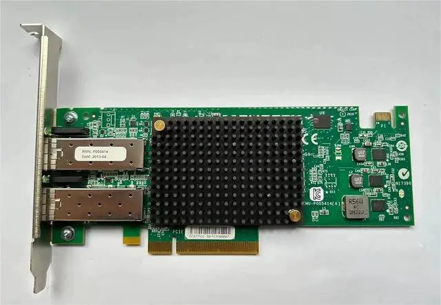 Alt view image 2 of 4 - 10GB 2 Dual Port OCE11102 SFP+ PCI-e Network Adapter Card P005414 for IBM Server Win 8/9/10(High Profile Bracket)