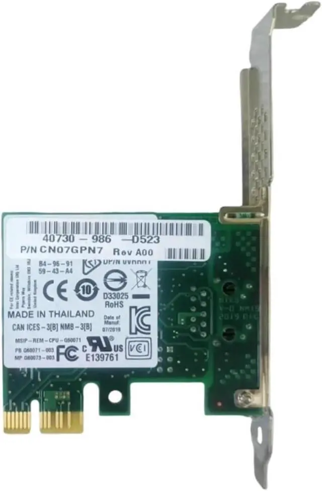 Alt view image 3 of 4 - I210-T1 Chip Pci Express Network Card Pcie2.1 X1 Rj45 Single Port 1000m Pxe Boot 1Gb Gigabit Ethernet Server Adapter(Long Bracket)