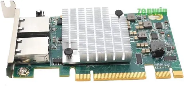 Alt view image 3 of 5 - YZCA-00311-101 X540-T2 PCI-E X8 10G Dual Port 10 Gigabit RJ45 Interface Network Card Chip(with Low Profile)