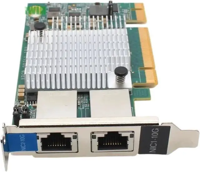 Alt view image 4 of 5 - YZCA-00311-101 X540-T2 PCI-E X8 10G Dual Port 10 Gigabit RJ45 Interface Network Card Chip(with Low Profile)