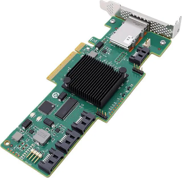 Alt view image 2 of 7 - Fabater SAS Card with Dual Mode Operation for Efficient Data Redundancy and Storage with 8 Ports