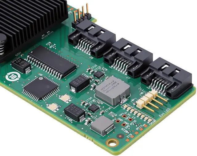 Alt view image 7 of 7 - SAS HBA Card, LSI SAS 9212-4i4e RAID Card 6Gbps 8-Port PCIe 2.0 x8 | External SAS / SATA, HBA Controller, 256 Devices Connection, Compatible with Wins, Linux, VMware