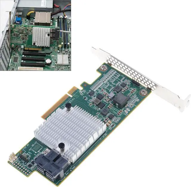 Alt view image 3 of 7 - Bandwidth 9300 8I Array Card for Drive Arrays and Virtualization Platforms