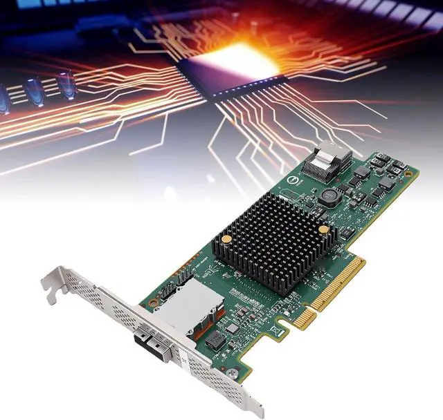 Alt view image 2 of 7 - HighPerformance PCIe 8 Port HBA Controller Card for Optimal Data Transfer in Server Environments