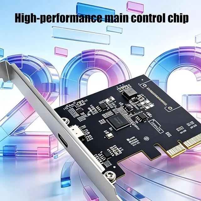 Alt view image 4 of 7 - PCIe 4X to Type C USB 3.2 Gen 2 Expansion Card with 20Gbps High Speed Data Transfer for Desktop Computers