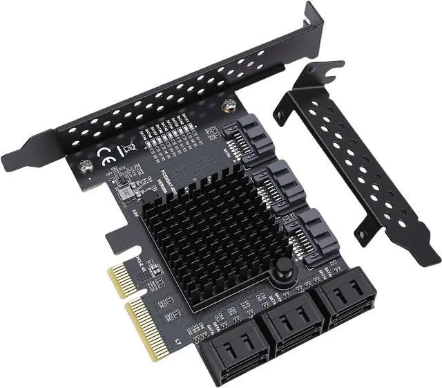 Main image of PCIE 4X to 9 Port Expansion Card, 6Gbps PCI Express GEN3 Hard Drive Adapter with NCQ AHCI Technology, for 10 11 2003 Systems