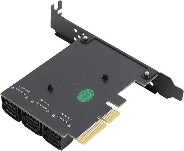 Alt view image 7 of 7 - PCIe Serial ATA3.0 Extension Excelberry Extension 6 Hard Drive Port for Quick Data Transfer Compatible with Various Systems and Users