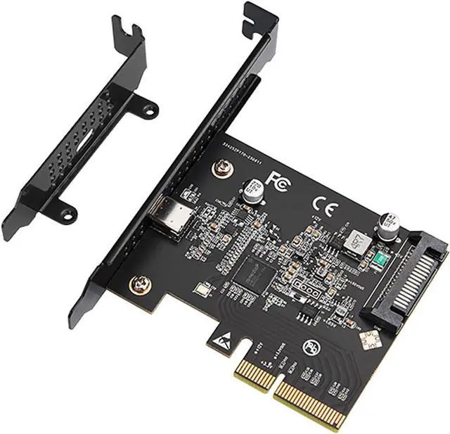Main image of PCIe 3.0 x4 to USB-C Expansion Card USB 3.2 Gen2x2 20Gbps Adapter with ASM3242 Chipset, High-Speed USB-C Port for Desktop & Server, Compatible with Windows/Linux