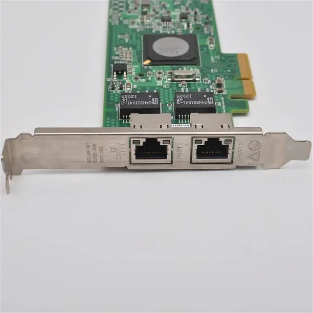 Alt view image 5 of 6 - BCM5709 NC382T 2 Port Gigabit Network Card for bcm5709C Chip 458491-001 453055-001 PCI-E X4 X8 X16