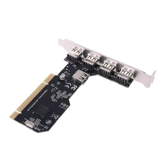 Alt view image 5 of 5 - PCI to USB Extend Card 5 Ports USB 2.0 USB3.0 to PCI 32Bit Converter Adapter with NEC Chip for Desktop PC Computer(A Style)