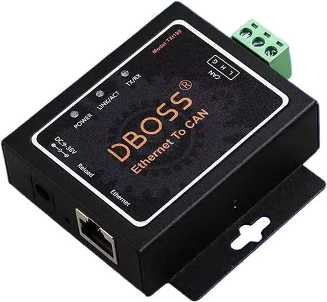 Main image of CAN to Ethernet Bidirectional Protocols Converter CAN1 CAN2 RS485 Port for Industrial Automation Networking Communication
