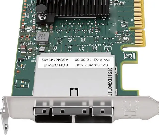 Alt view image 7 of 7 - PCIe SAS Serial ATA Controller Card 8 Port 6Gbs HBA PCIe 2.0 x8 with 512 Device Support for VMware