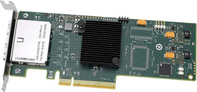 Alt view image 6 of 7 - Jiawu High Speed 8 Port HBA Controller Card for External Storage Expansion in Compact Rack Servers