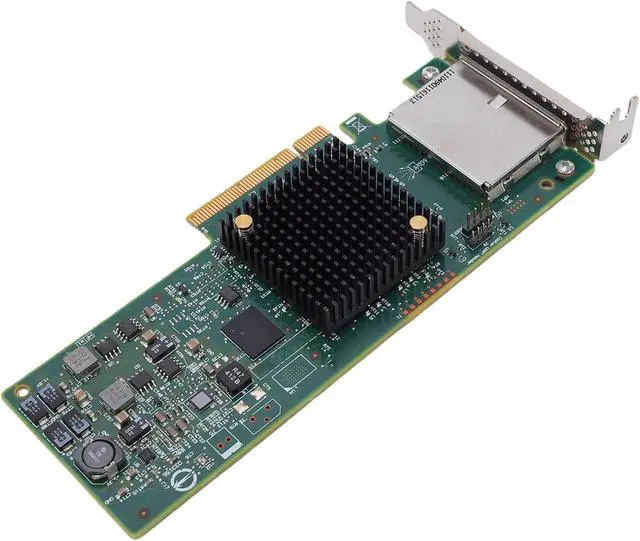 Alt view image 3 of 7 - Pomya LSI 2308 SAS 9207-8e HBA 6Gbps PCIe 3.0 X8 | 8 External Port Host Bus Adapter for JBOD, IT Mode, 1024 Devices, Low Profile, Server Storage