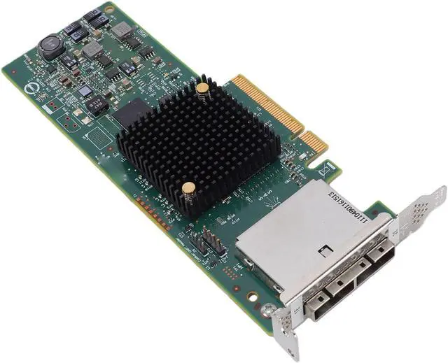 Alt view image 5 of 7 - Pomya LSI 2308 SAS 9207-8e HBA 6Gbps PCIe 3.0 X8 | 8 External Port Host Bus Adapter for JBOD, IT Mode, 1024 Devices, Low Profile, Server Storage