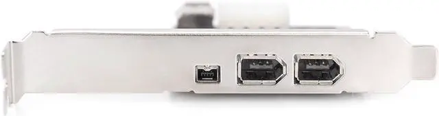 Alt view image 2 of 7 - DIGITUS IO Card - PCIe - Firewire 1394a Interface Card - 3-Port - & 2X 1394a & 1x 1394mini