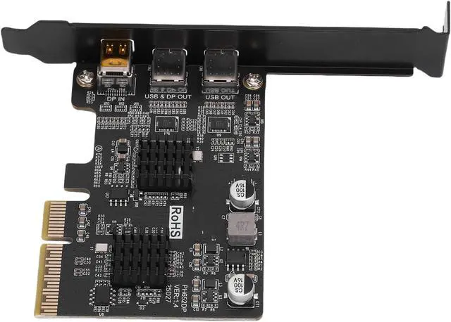 Alt view image 4 of 7 - Jiawu DisplayPort TypeC USB3.0 PCIE Card Multifunction High Speed Expansion Card for Desktop PC, Multilayer Circuit Design for,