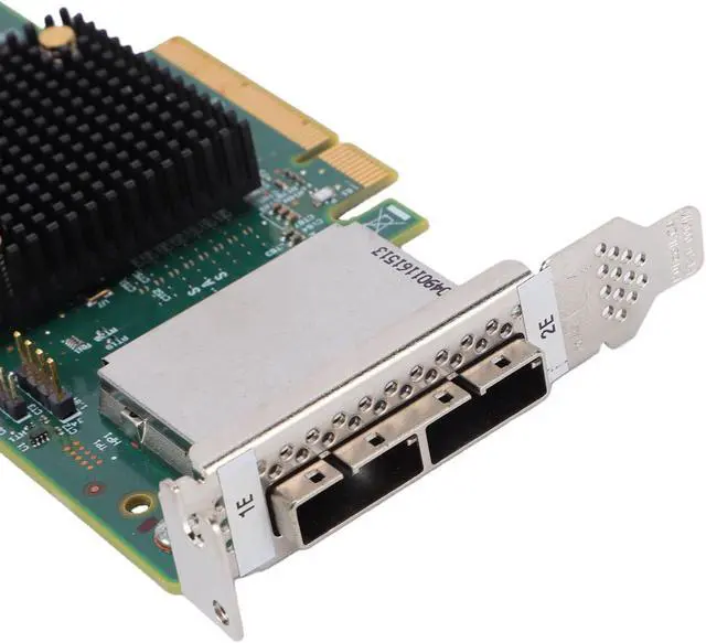 Alt view image 6 of 7 - LSI SAS 9207 8e 8 Port Controller Card, PCIe 3.0 x8 HBA | 6Gb / s with SAS 2308 Chipset for External Storage Expansion JBOD
