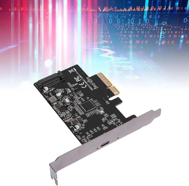 Alt view image 2 of 7 - Jiawu USB 3.2 PCI Express Expansion Card HighSpeed 20 Gbps Data Transfer for Desktop Workstations PCB Metal 1 Unit