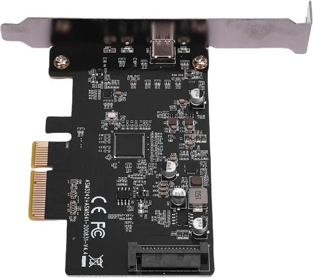 Alt view image 3 of 7 - Jiawu USB 3.2 PCI Express Expansion Card HighSpeed 20 Gbps Data Transfer for Desktop Workstations PCB Metal 1 Unit